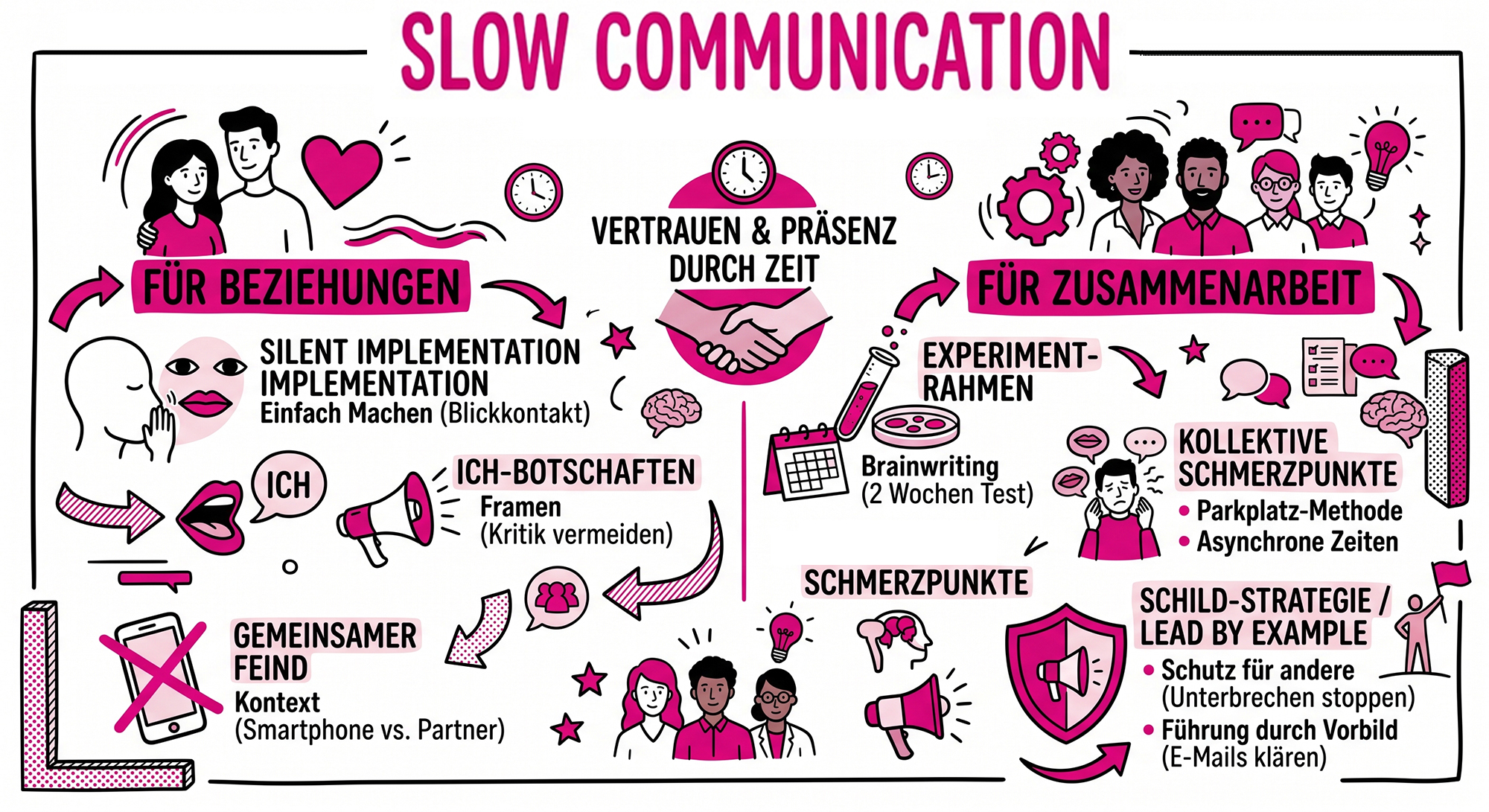 Slow communication in Beziehungen und der Zusammenarbeit ...